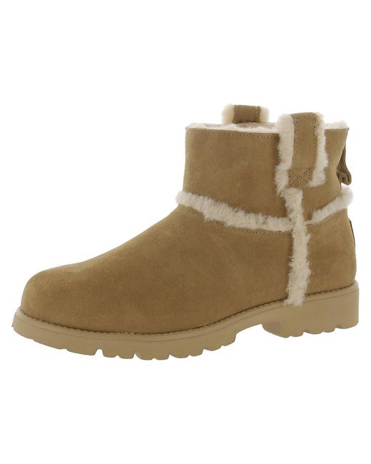 BEARPAW Natural Willow Sheepskin Cold Weather Shearling Boots