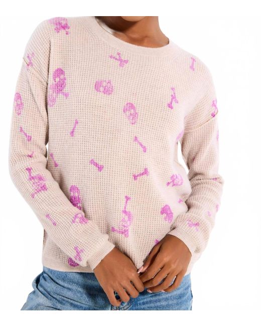 Lisa Todd Pink Bare Bones Sweater