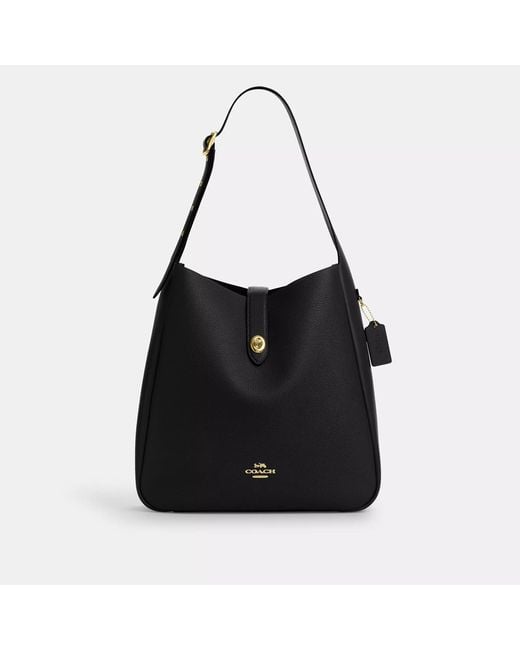 COACH Hadley Large Shoulder Bag in Black Lyst
