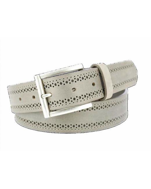 Remo Tulliani Metallic Volpi Belt In Grey for men