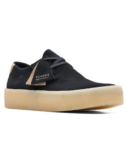 Clarks Blue Ashcott Cup Suede Lifestyle Casual And Fashion Sneakers for men
