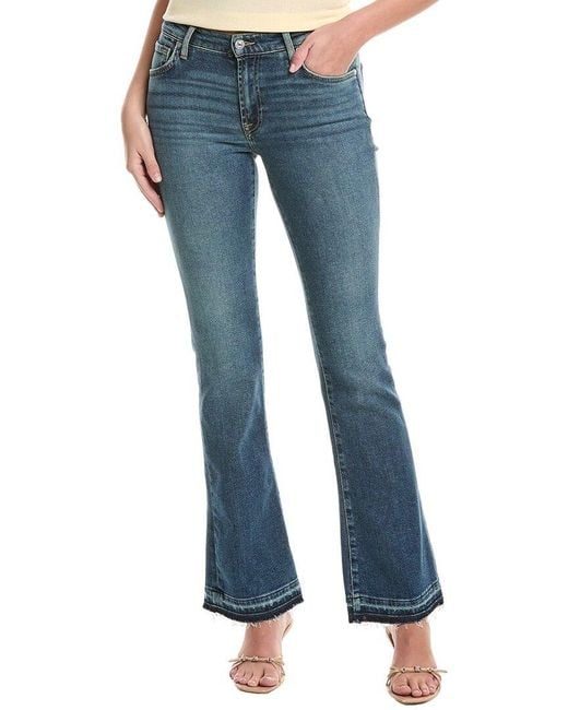 7 For All Mankind Blue Tailorless Luxe Vintage Bay Bootcut Jean