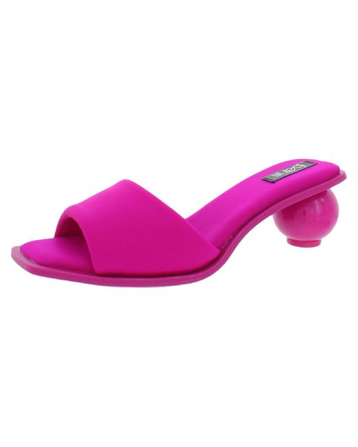 BarIII Pink Cayymen Slide Shoes Pumps