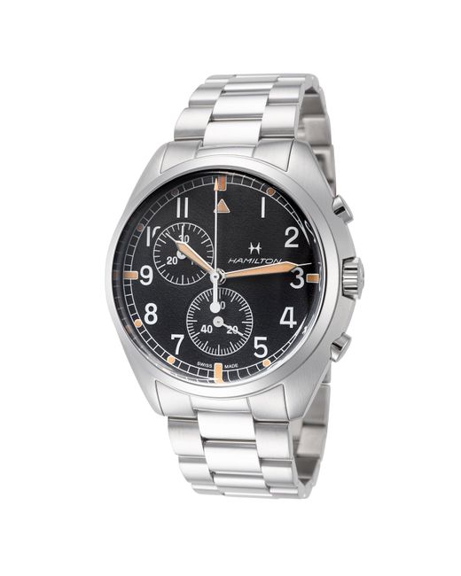 Hamilton Metallic 41mm Tone Quartz Watch H76522131 for men