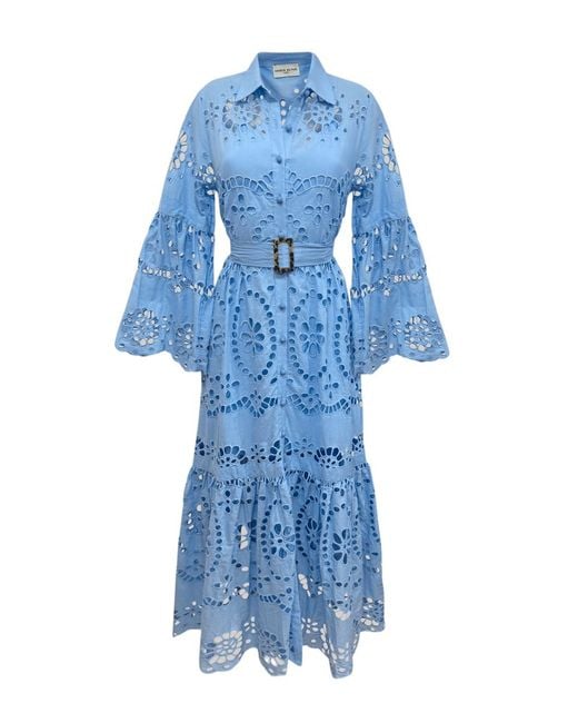 Miss June Blue Ruby Long Dress
