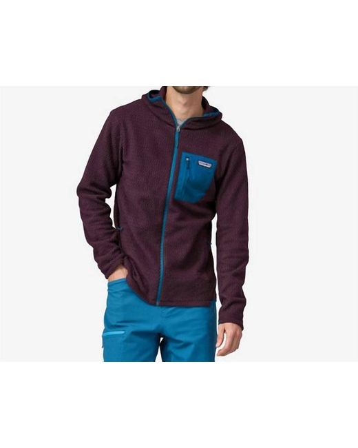 Patagonia R1 Full Zip Hoody In Plum in Blue for Men Lyst