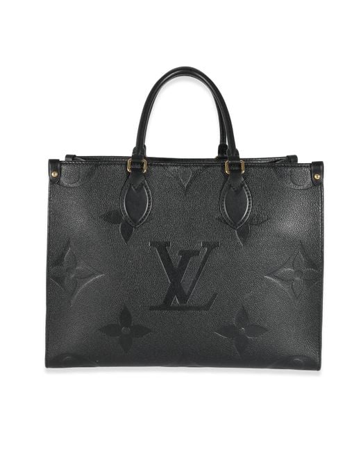 Louis Vuitton Black Empreinte Onthego Mm