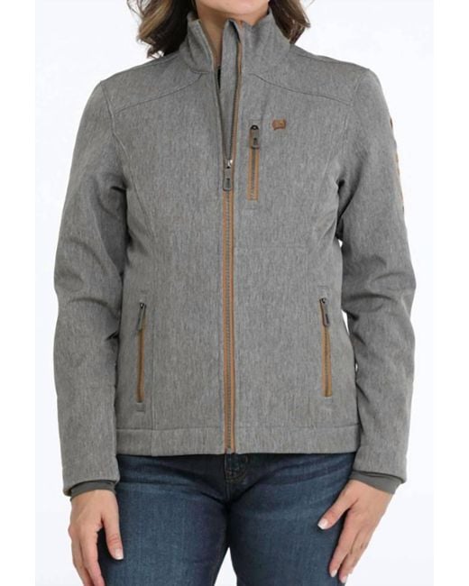Cinch Gray Concealed Carry Softshell Jacket