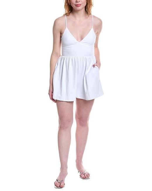 Susana Monaco White String V Romper
