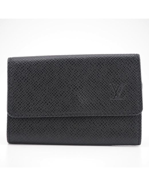 Louis Vuitton Black Multiclés Leather Wallet (pre-owned) for men