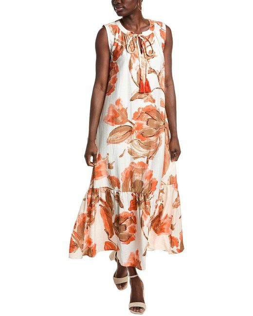 ANNA KAY Orange Jellyfish Maxi Dress