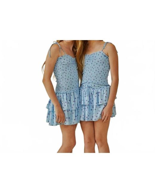Theme Women's Blue Lola Disty Dress