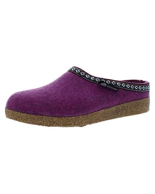 boiled wool clogs haflinger