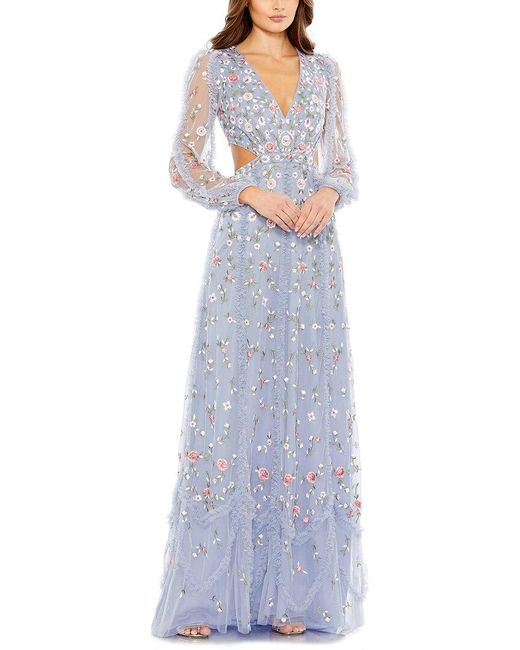 Mac Duggal White Gown