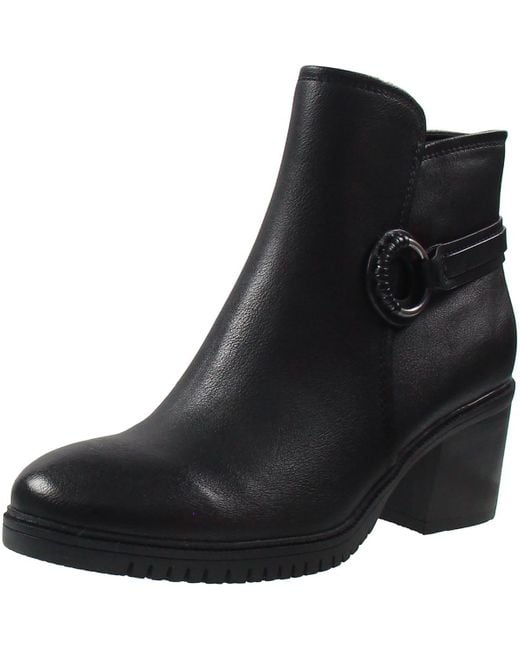 BareTraps Women's Black Felicia Faux Leather Zipper Booties