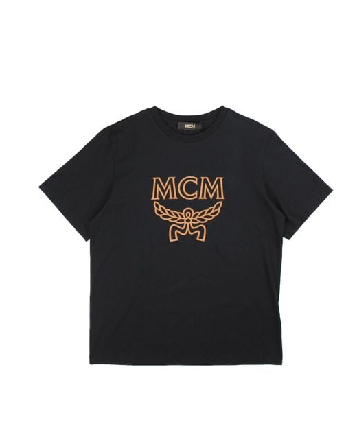 MCM Black Logo T-shirt for men