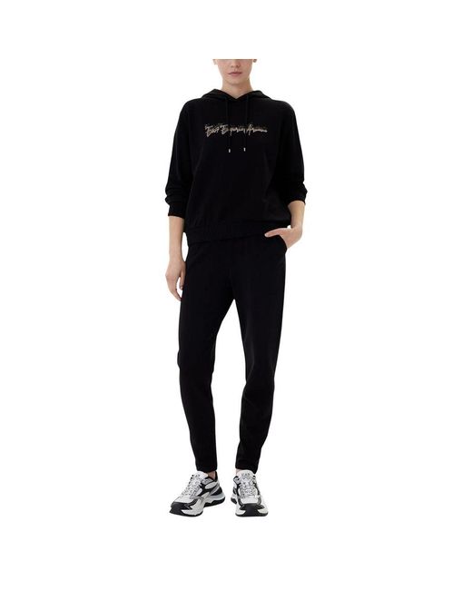 EA7 Black Cotton Tracksuit