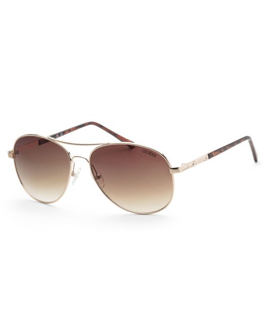 Guess Brown 60mm Sunglasses Gf0295-33f
