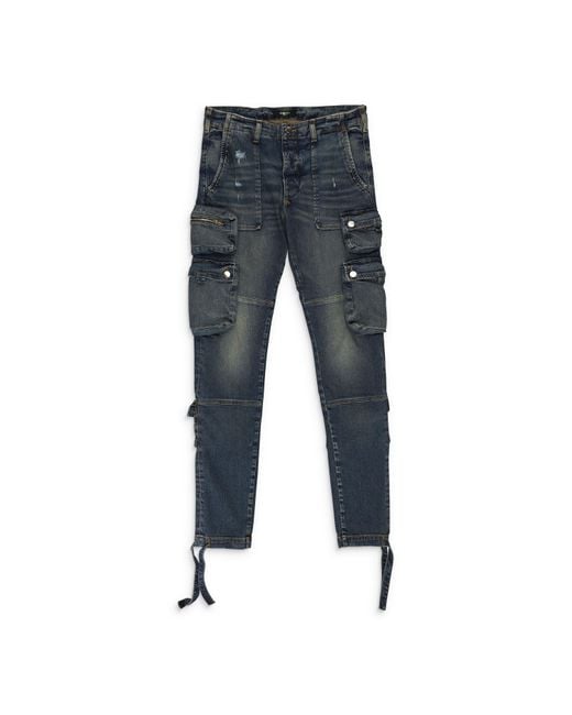 Amiri Blue Tactical Deep Classic Cargo Pants for men