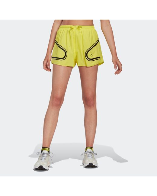 Adidas Yellow By Stella Mccartney Truepace Running Shorts