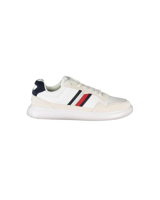 Tommy Hilfiger White Leather Sneaker for men