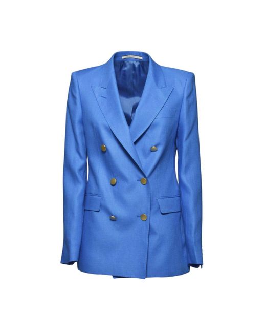 Tagliatore Blue J-Parigi Double-Breasted Jacket