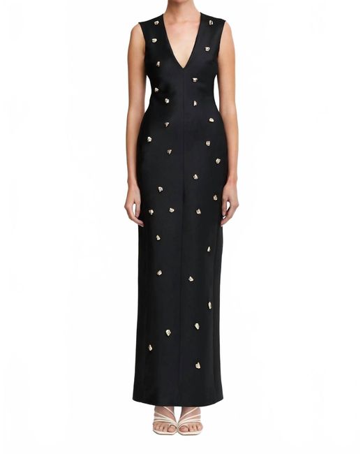 Acler Black Pattison Maxi Dress