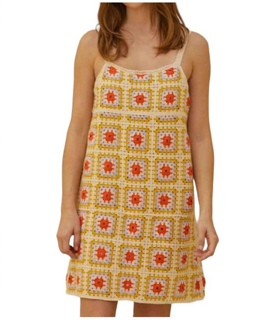 By Together Yellow Must Be Fate Crochet Dress