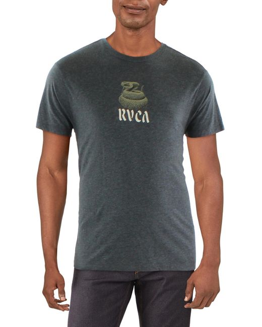 RVCA Gray Logo Graphic T-shirt for men
