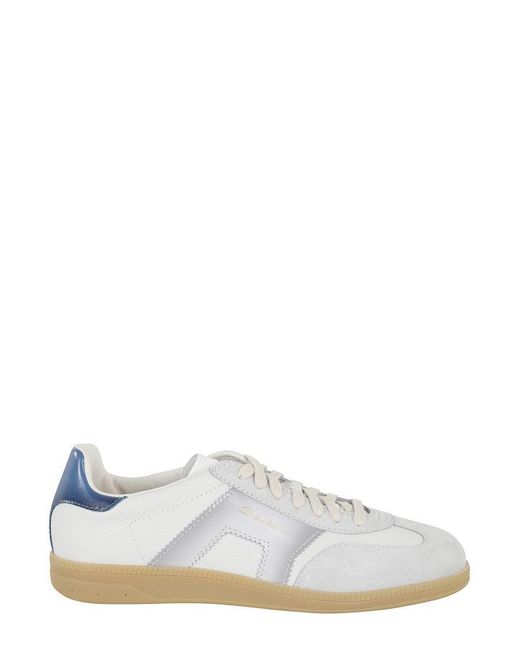 Santoni White Dbs Sneakers for men