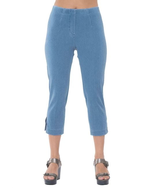 Elior Blue Capri Pants