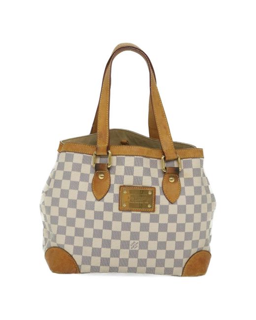 Louis Vuitton Metallic Hampstead Canvas Tote Bag (pre-owned)