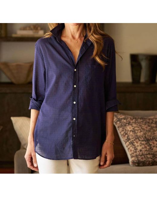Frank & Eileen Blue Barry Tailored Button Up