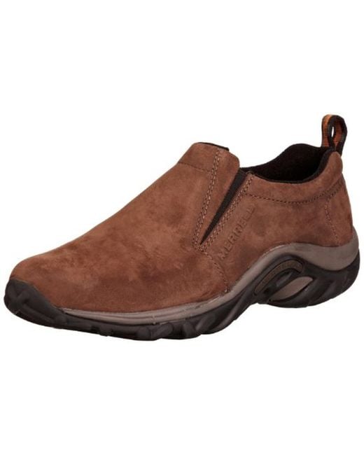 Merrell Brown Jungle Suede Stretch Loafers for men