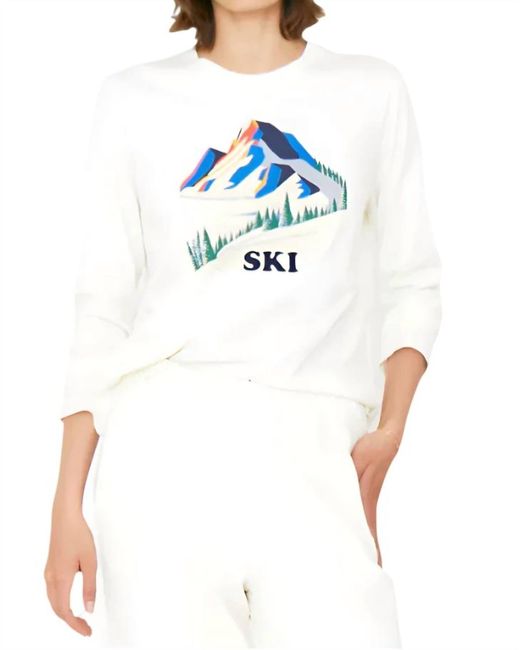 Kule Women's White The Modern Long Alps Tee
