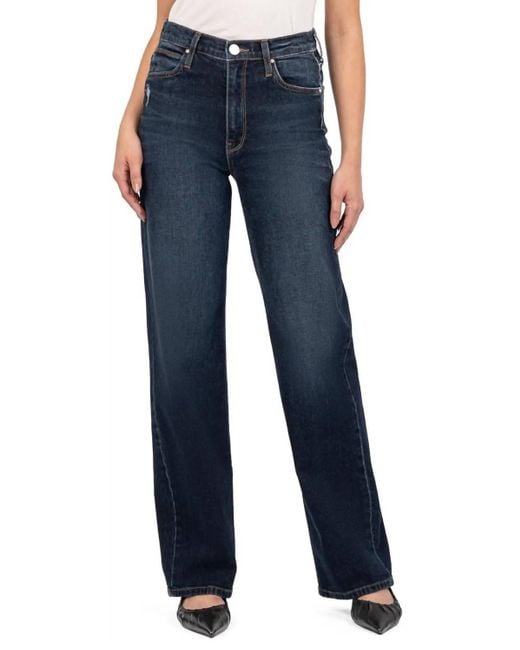 Kut From The Kloth Blue Sienna High Rise Wide Leg Jean