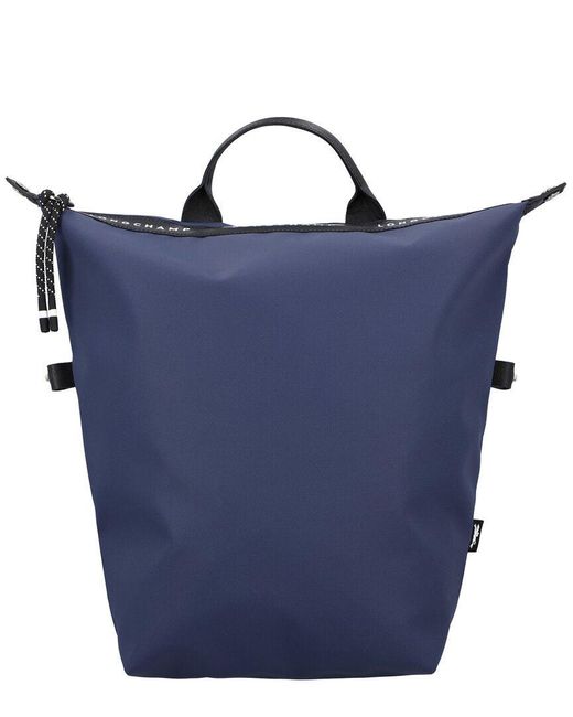 Longchamp Blue Le Pliage Energy Large Canvas Backpack