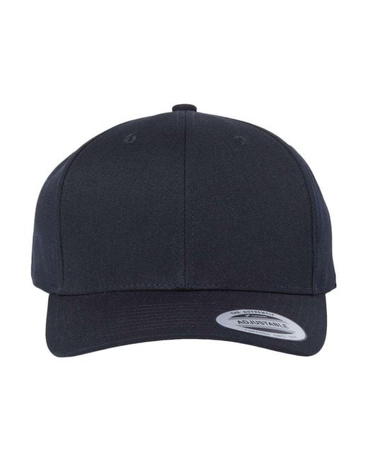 Classics Blue Cvc Snapback Cap for men