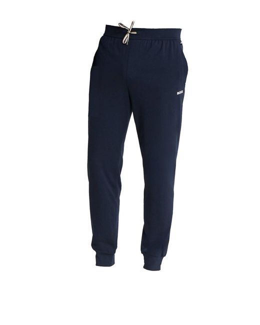 Boss Blue Unique Cuff Track Pants joggers for men