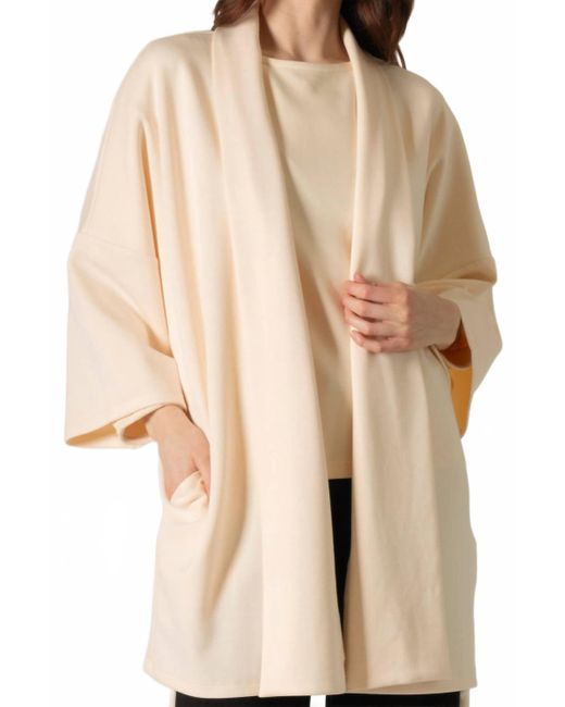 P.Cill Natural Butter Modal Oversized Cardigan