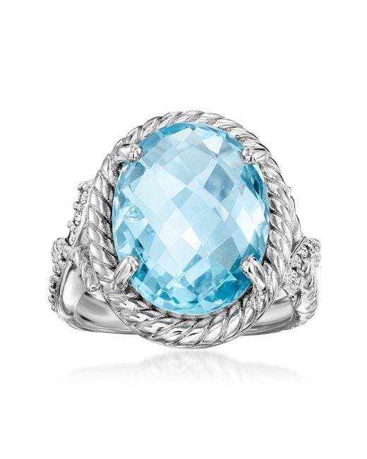 Ross-Simons Blue Sky Topaz Ring With Topaz