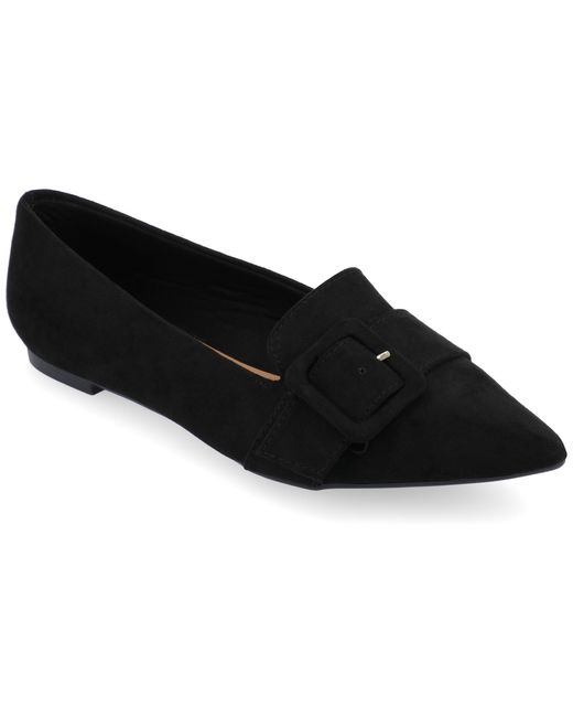 Journee Collection Black Collection Audrey Flat