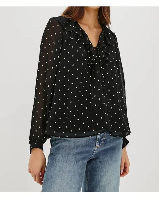 Rails Black Honora Top