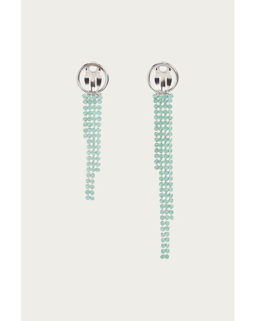 Justine Clenquet Metallic Clarence Clip-on Earrings