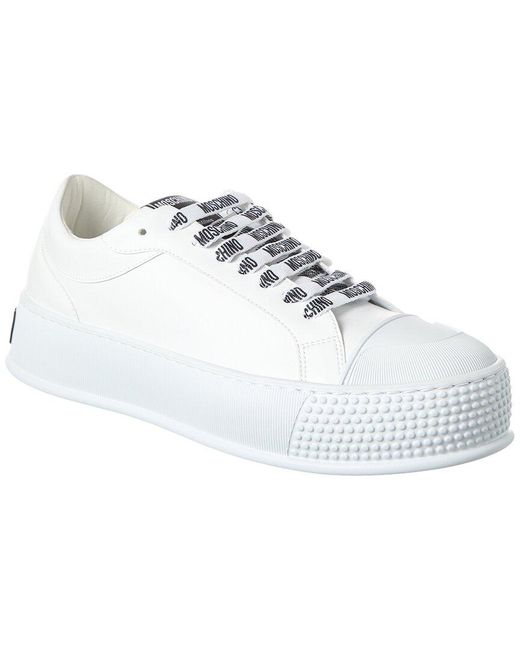 Moschino Metallic Lace-up Sneaker for men