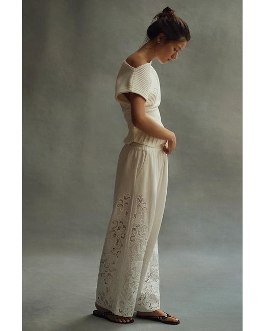 NVLT Green Embroidered Pants