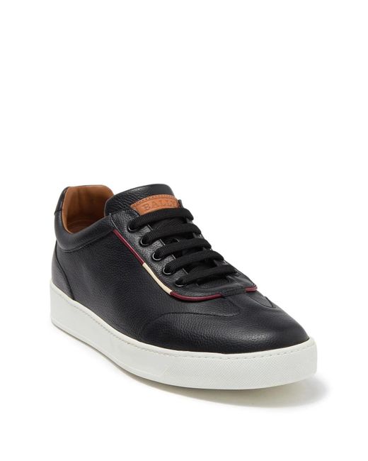 Bally Black Baxley 6230467 Leather Sneakers for men