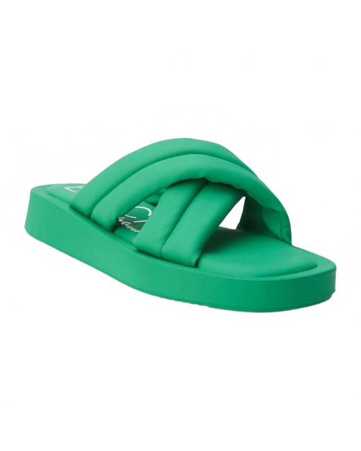 Matisse Green Piper Slide