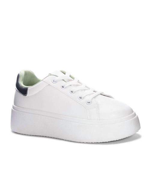 Chinese Laundry White Record Smooth Shoe