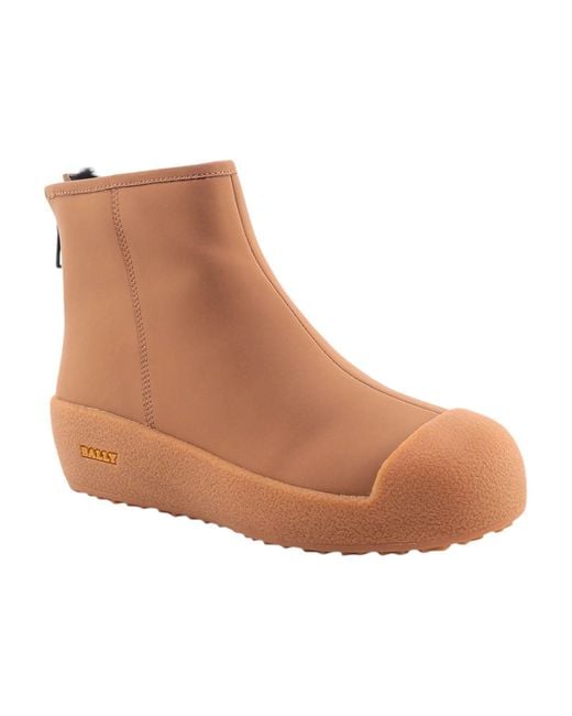 Bally Brown Bernina 6302970 Camel Leather Boots